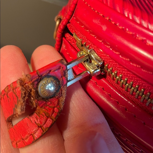 Louis Vuitton w/COA Cannes Red Epi Vanity Top Handle Bucket Bag! - Picture 6 of 13